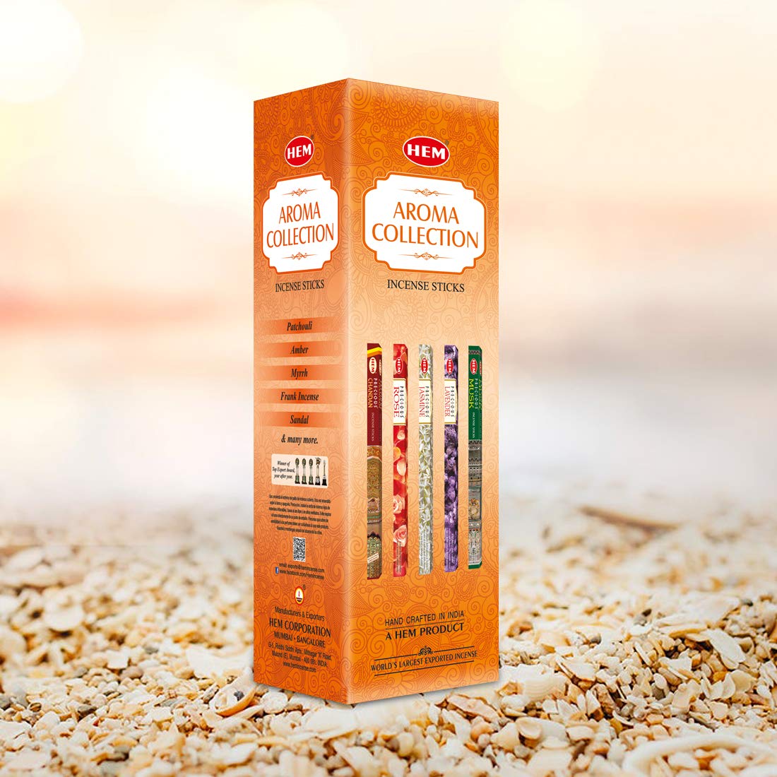 HEM Aroma Collection Incense Sticks (Pack of 200 Sticks)